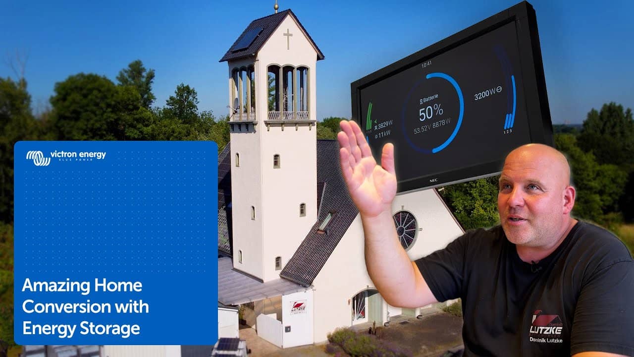 This roofer beat the German energy costs using Victron Energy