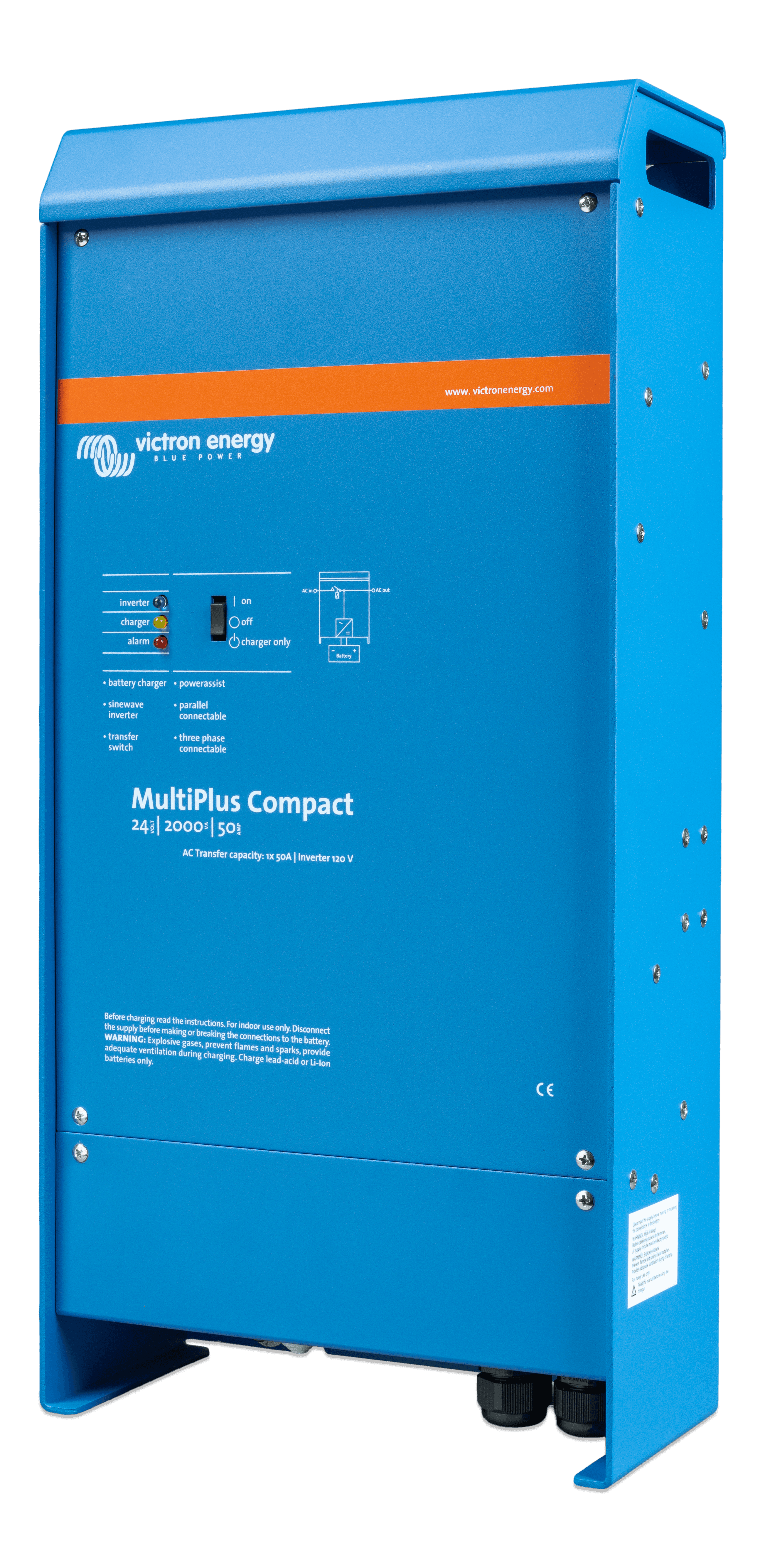 MultiPlus Compact 24V 2000VA 50A 50A 120V VE-Bus  (left)  thumbnail
