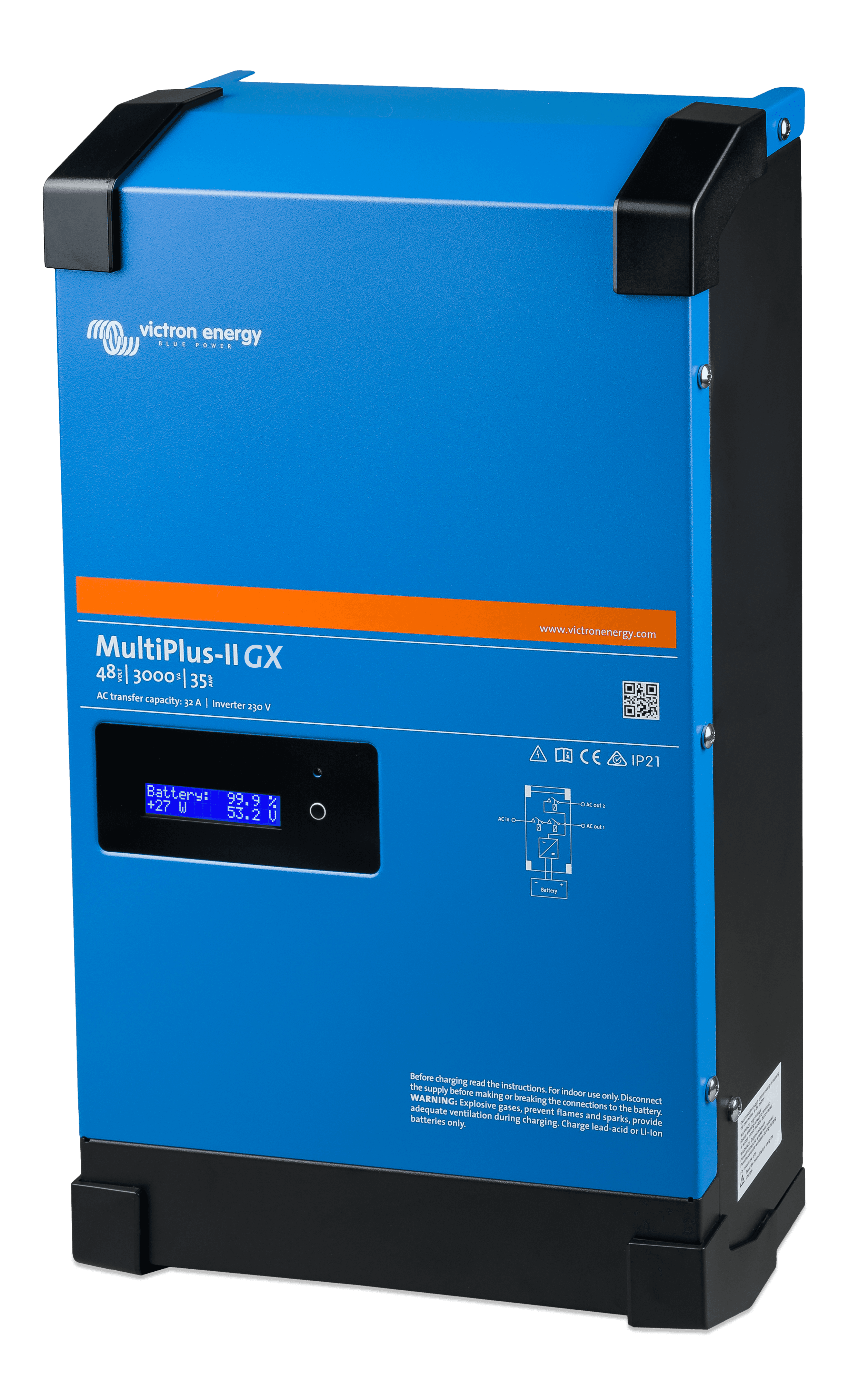 MultiPlus-II 48V 3kVA 35-32 230V GX (left) thumbnail