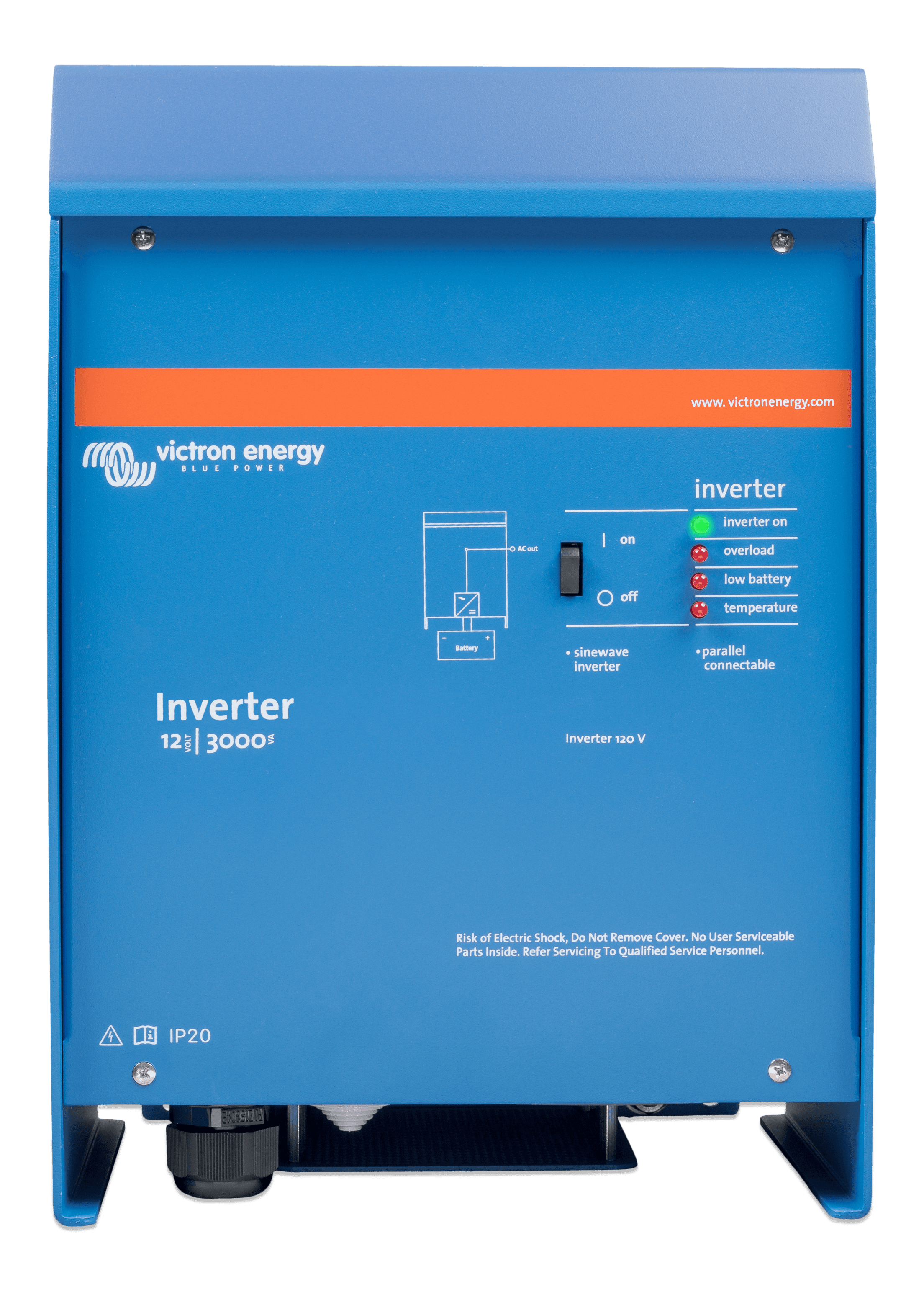 Inverter 12V 3000VA  120V VE BUS (front)  thumbnail