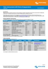 Datacommunicatie met Victron Energy-producten